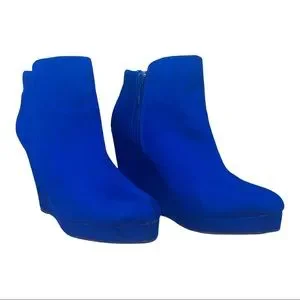 Michael Antonio Shoes Michael Antonio Royal Blue Cane Ankle